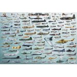 Puzzle Eurographics Evolution of Military Aircrafts 2000 piese