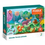 Puzzle Minunatele animalute din padure 60 piese