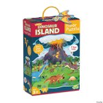 Puzzle de podea Insula dinozaurilor Dinosaur island floor puzzle Peaceable Kingdom