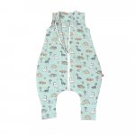 Sac de dormit cu picioruse 1 tog Dino Adventure 110 cm