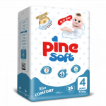 Scutece pentru bebelusi Pine Soft Pachet Eco Pine Maxi 7-14 kg x 26 buc