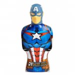 Spumant de baie si sampon figurina 3D Avengers Captain America 350 ml