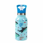 Termos pentru copii din otel inoxidabil design rechin 350 ml