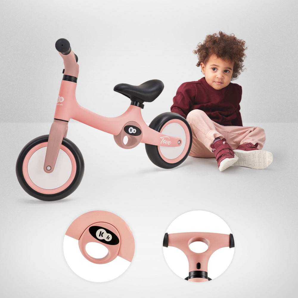 Bicicleta fara pedale Kinderkraft Tove roz - 6