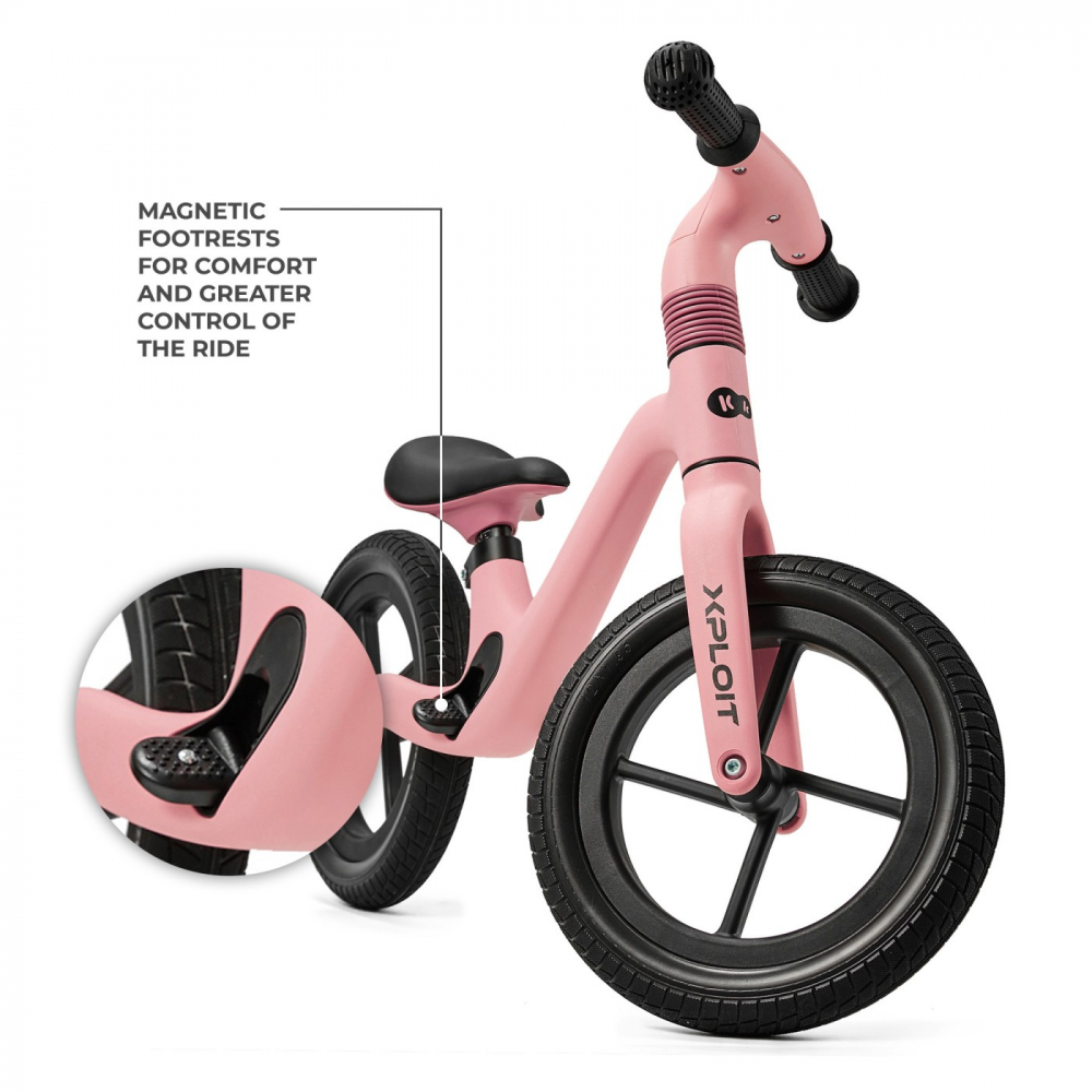 Bicicleta fara pedale Kinderkraft Xploit bubblegum pink - 5