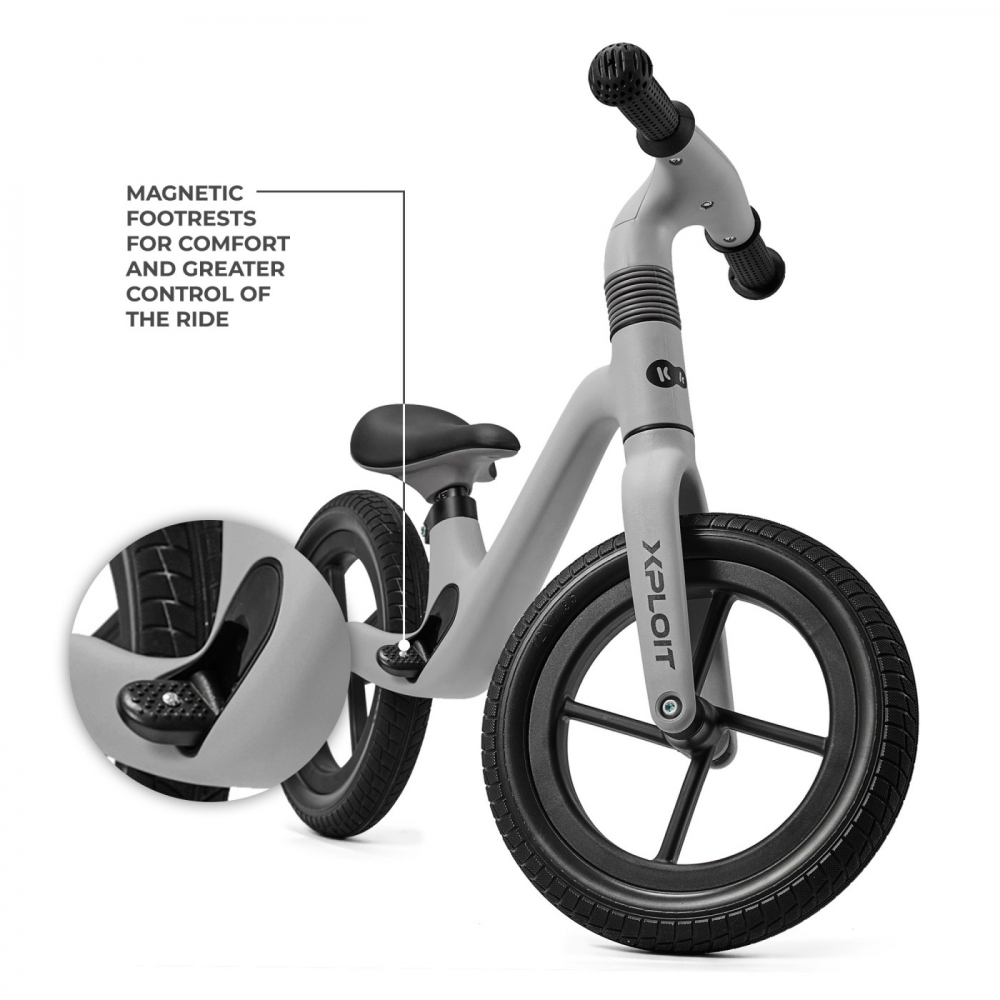 Bicicleta fara pedale Kinderkraft Xploit moonsilver - 5