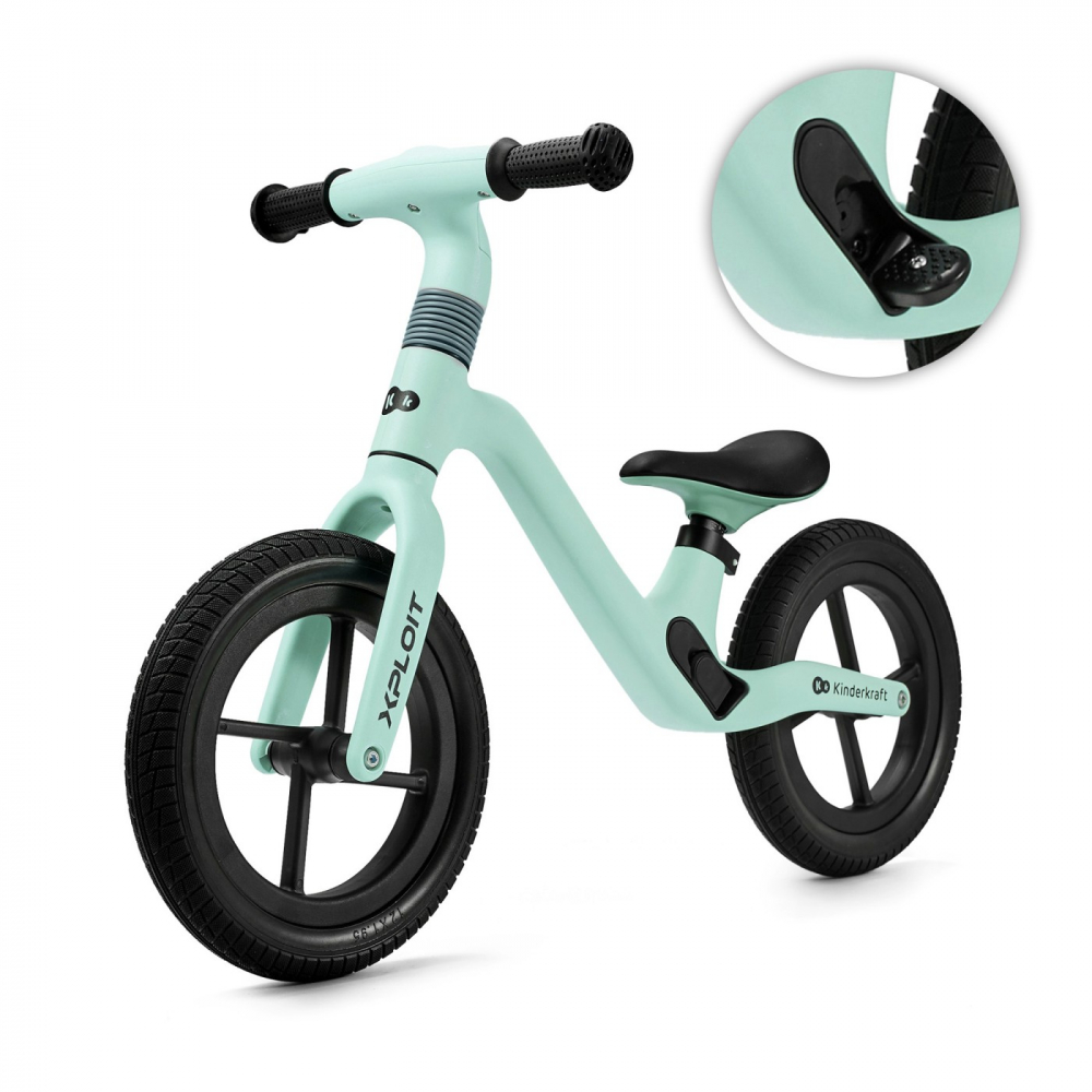 Bicicleta fara pedale Kinderkraft Xploit turcoise - 4