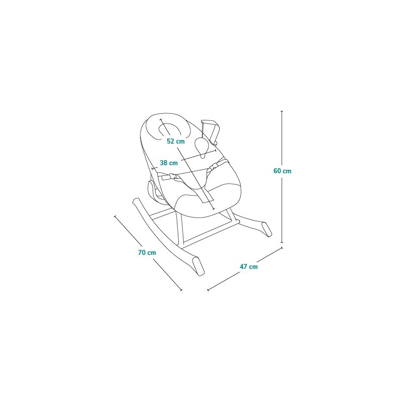 Balansoar Lionelo 4 in 1 Dalia bej - 7