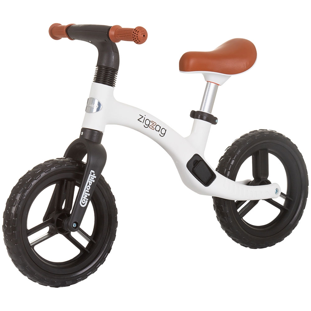 Bicicleta fara pedale Chipolino Zig Zag black white - 3 | YEO