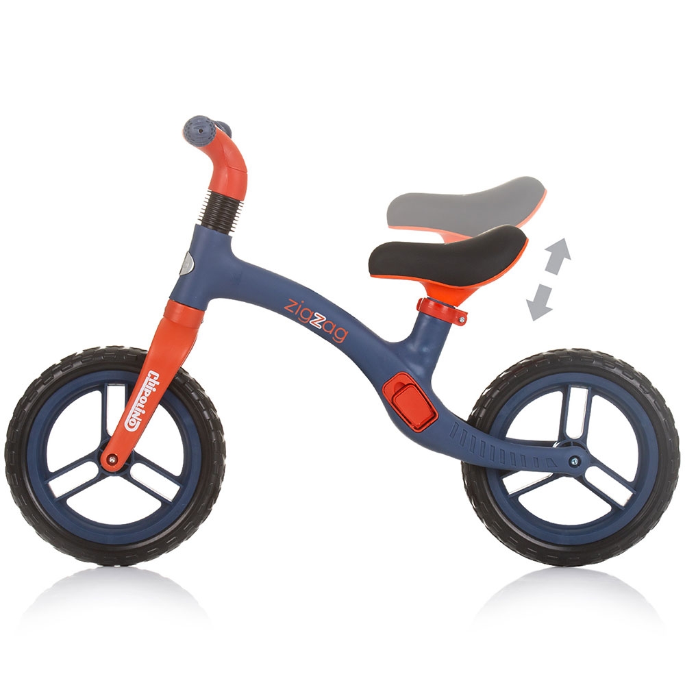 Bicicleta fara pedale Chipolino Zig Zag blue red - 1 | YEO