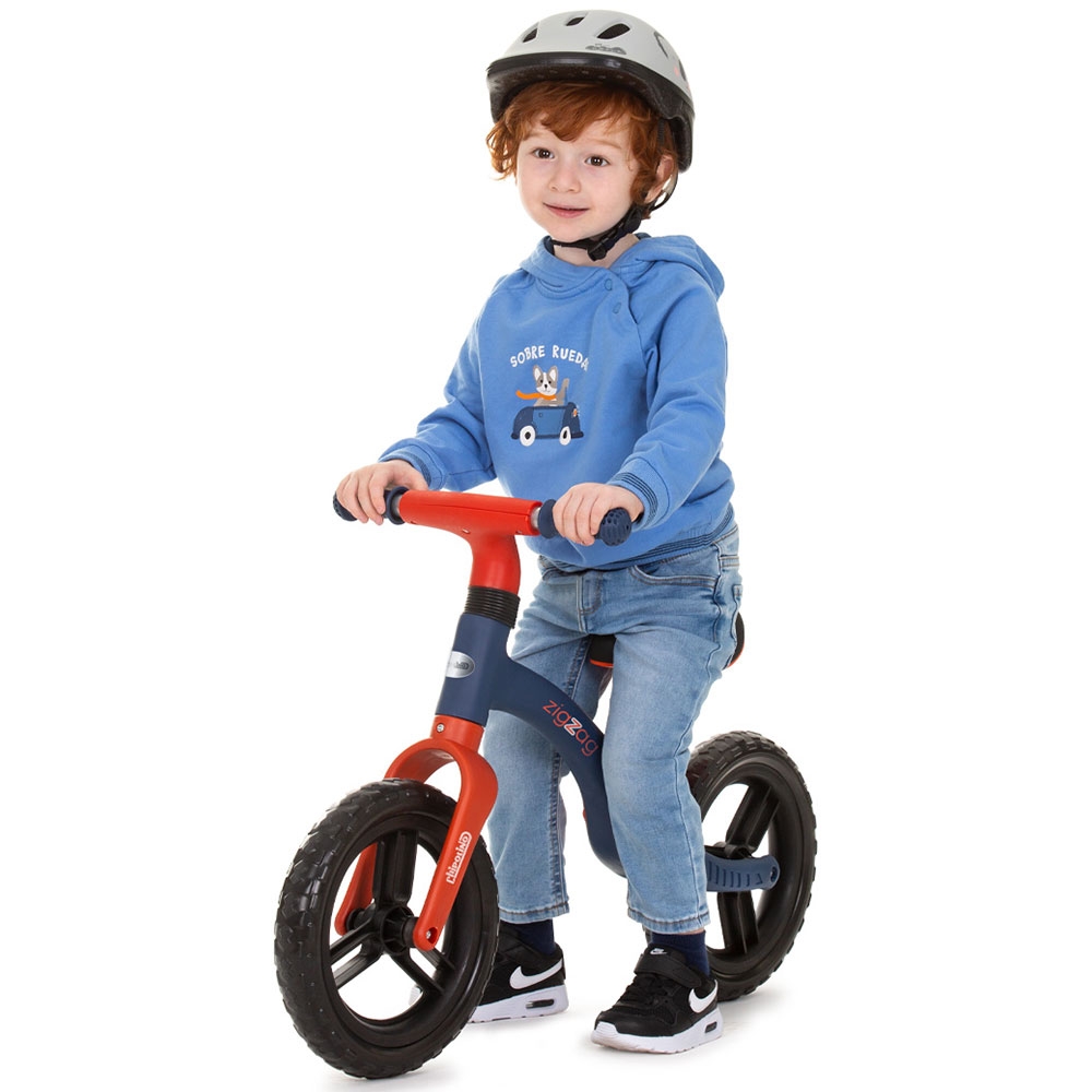 Bicicleta fara pedale Chipolino Zig Zag blue red - 2 | YEO