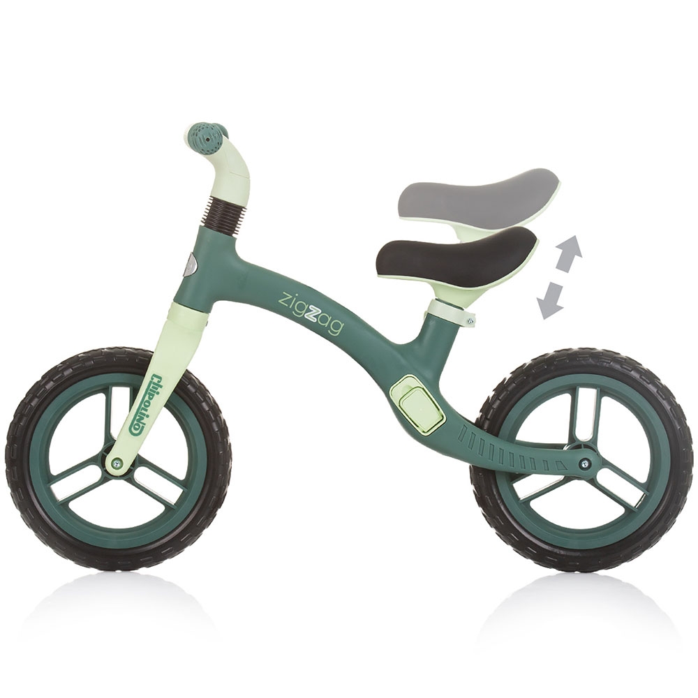 Bicicleta fara pedale Chipolino Zig Zag green - 1