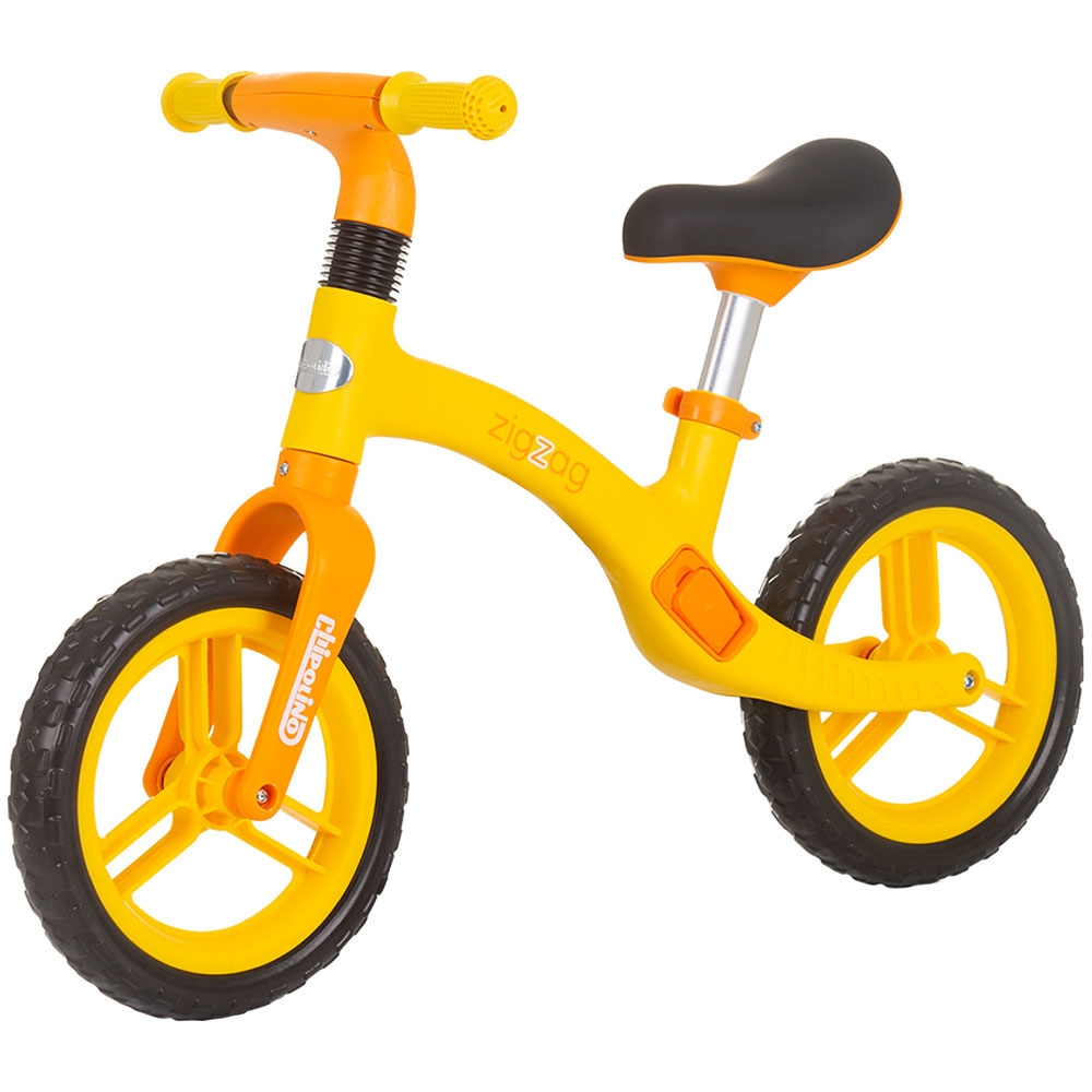 Bicicleta fara pedale Chipolino Zig Zag orange yellow