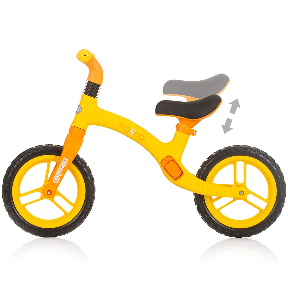 Bicicleta fara pedale Chipolino Zig Zag orange yellow - 1 | YEO