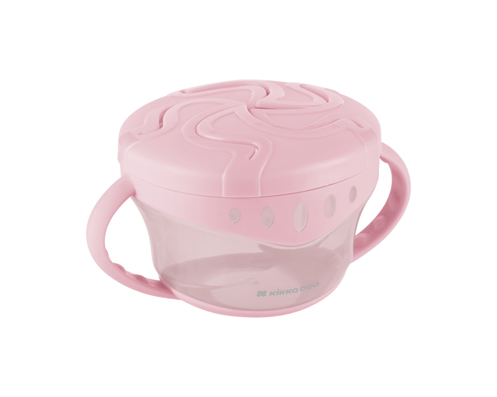 Bol pentru gustari KikkaBoo Snack-me-up Pink - 4 | YEO