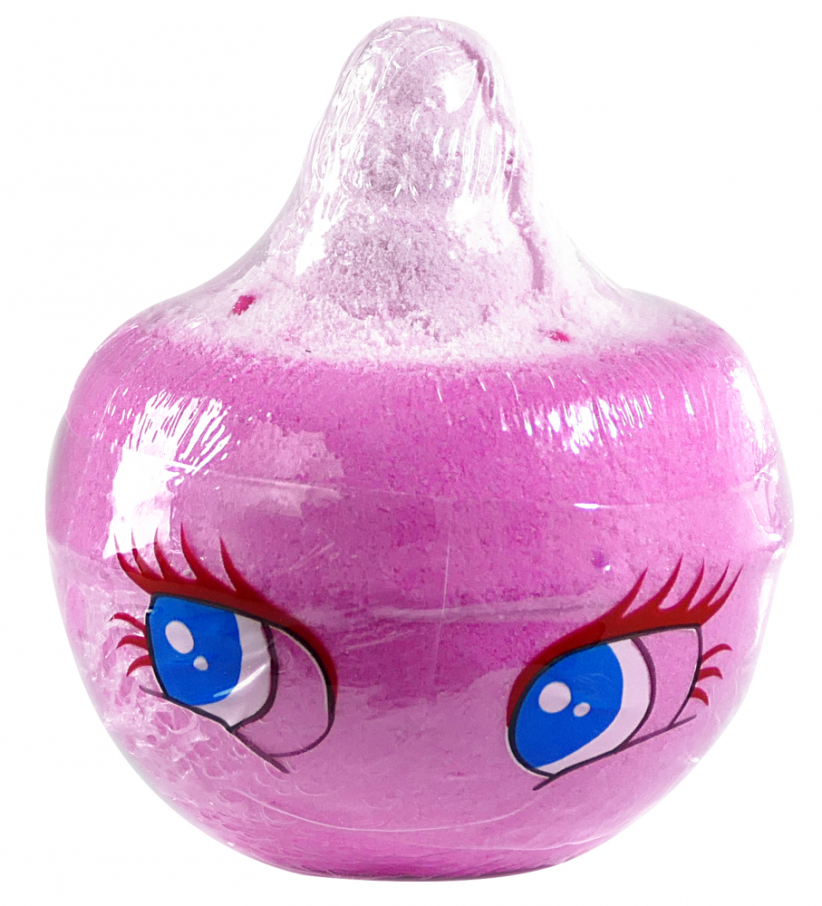 Bomba de baie unicorn parfum crema de capsuni 120g