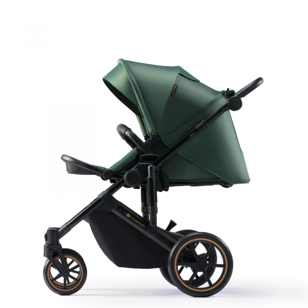 Carucior 2 in 1 Kinderkraft Prime 2 Dark Green - 2 | YEO