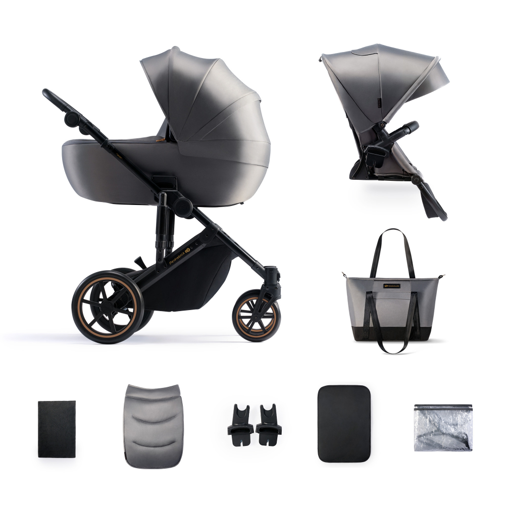 Carucior 2 in 1 Kinderkraft Prime 2 Shadow Grey - 6