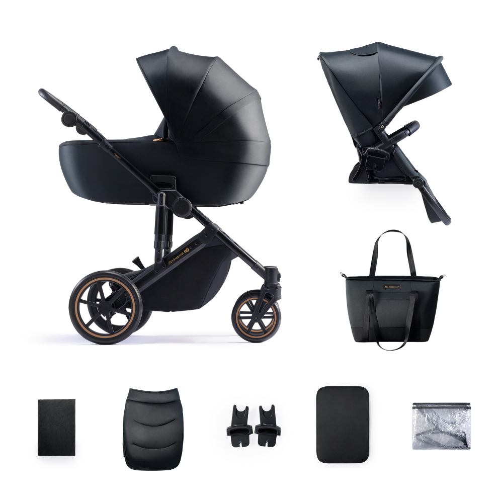 Carucior 2 in 1 Kinderkraft Prime 2 Venezian Black - 6