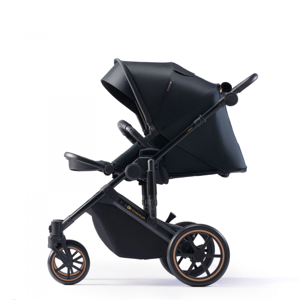 Carucior 2 in 1 Kinderkraft Prime 2 Venezian Black - 2 | YEO