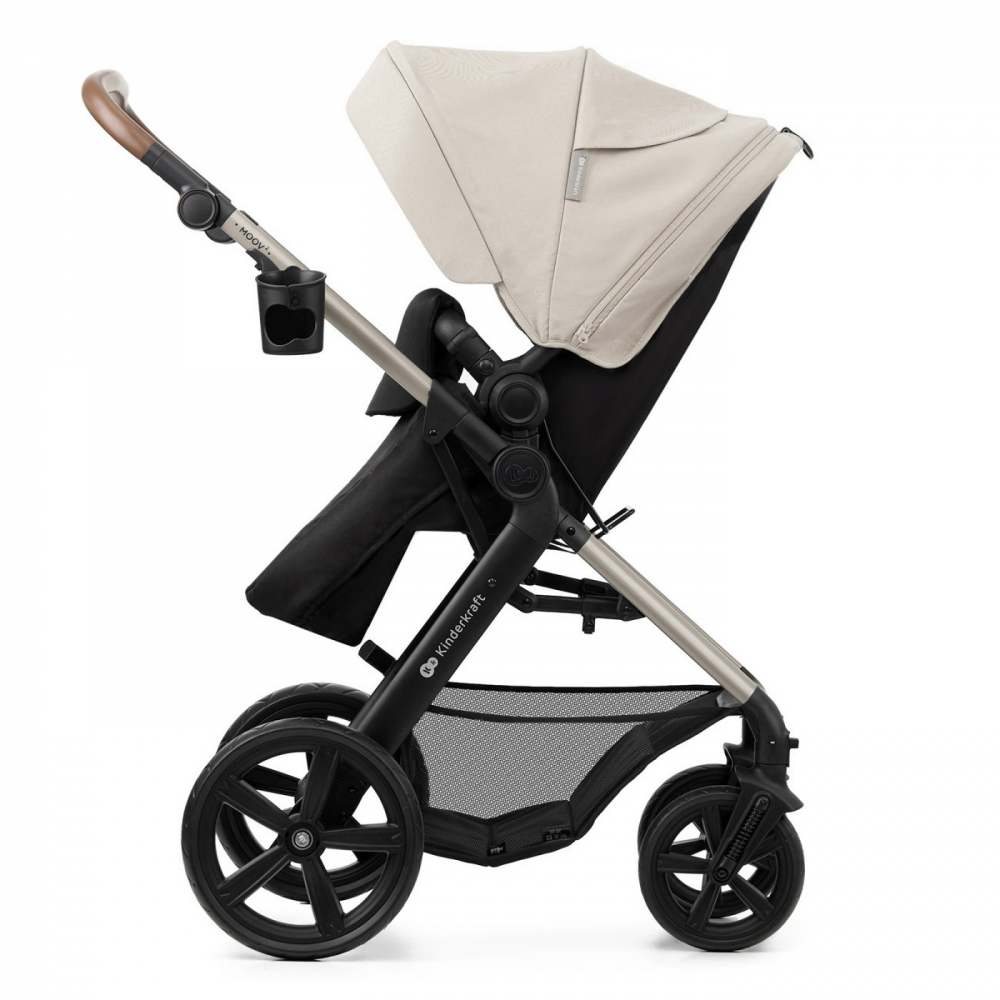 Carucior 3 in 1 Kiderkraft Moov 2 Moonlight grey - 10