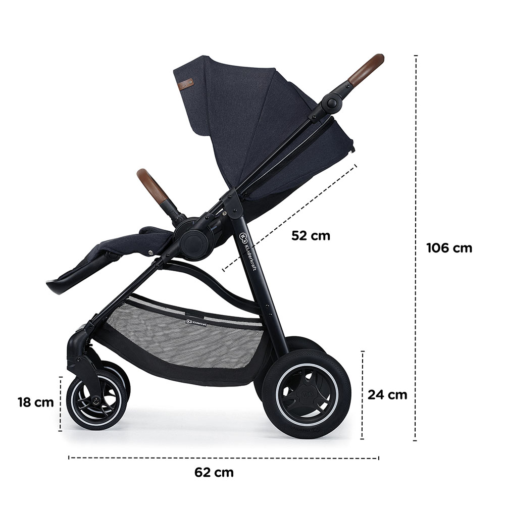 Carucior Kinderkraft All Road imperial blue - 9