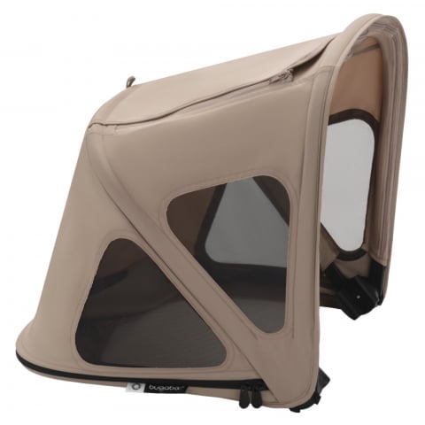 Capotina cu extensie plasa insecte Bugaboo Fox 5 Fox Cub Lynx dune taupe - 1