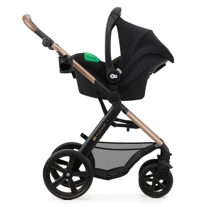 Carucior 3 in 1 Kinderkraft Moov 2 Sand beige - 4