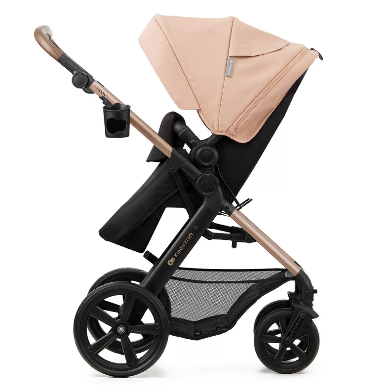 Carucior 3 in 1 Kinderkraft Moov 2 Sand beige - 11