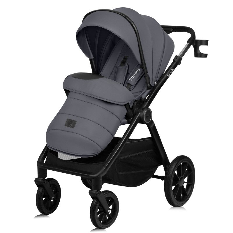 Carucior 3 in 1 Lionelo reversibil Layla gri - 1