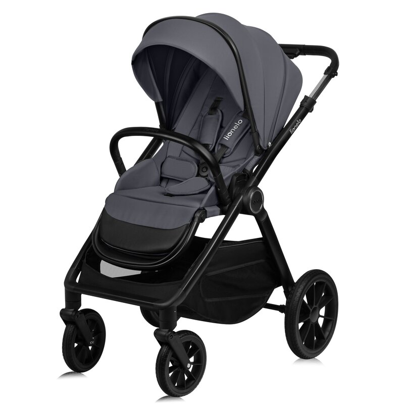 Carucior 3 in 1 Lionelo reversibil Layla gri - 3