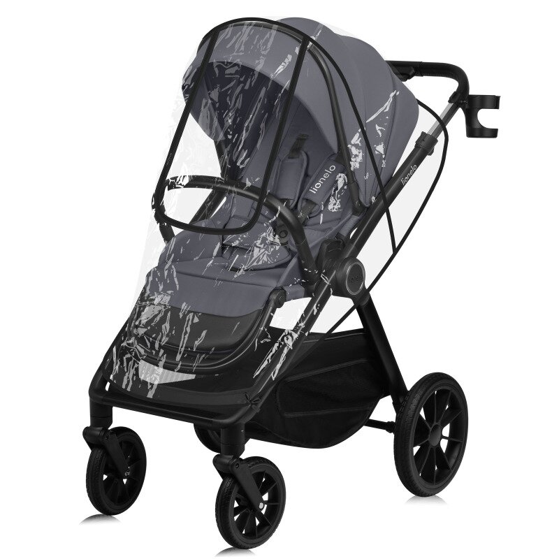 Carucior 3 in 1 Lionelo reversibil Layla gri - 4