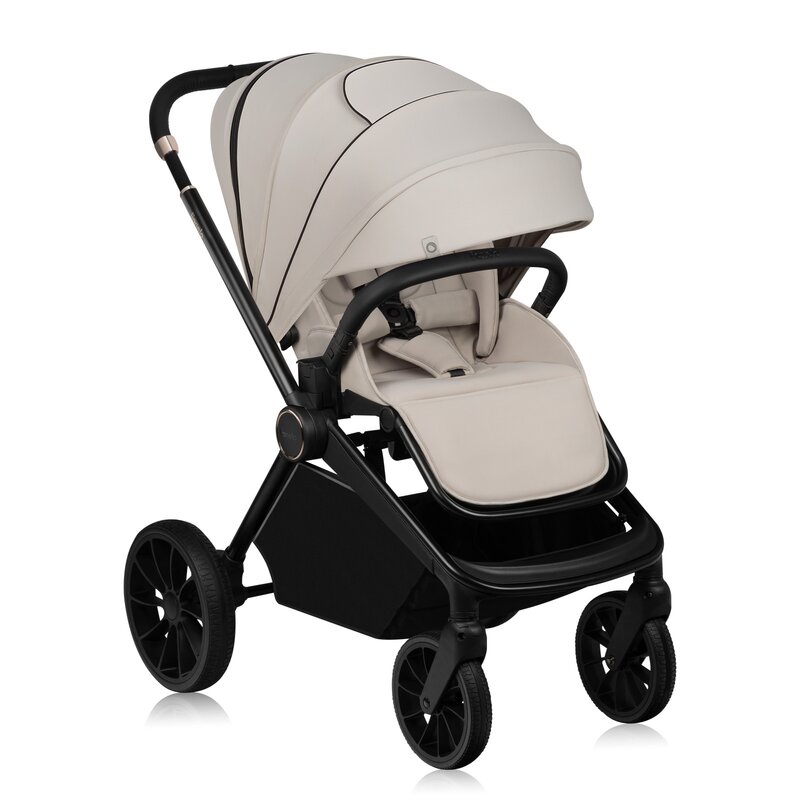 Carucior 3 in 1 reversibil Lionelo Mika Plus bej - 1