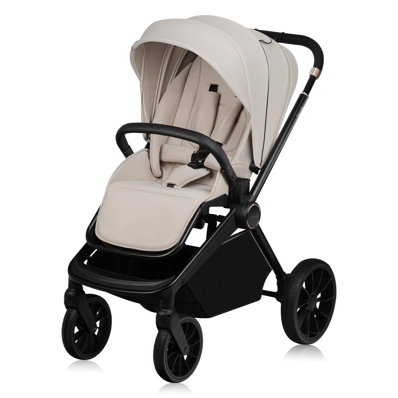 Carucior 3 in 1 reversibil Lionelo Mika Plus bej - 2