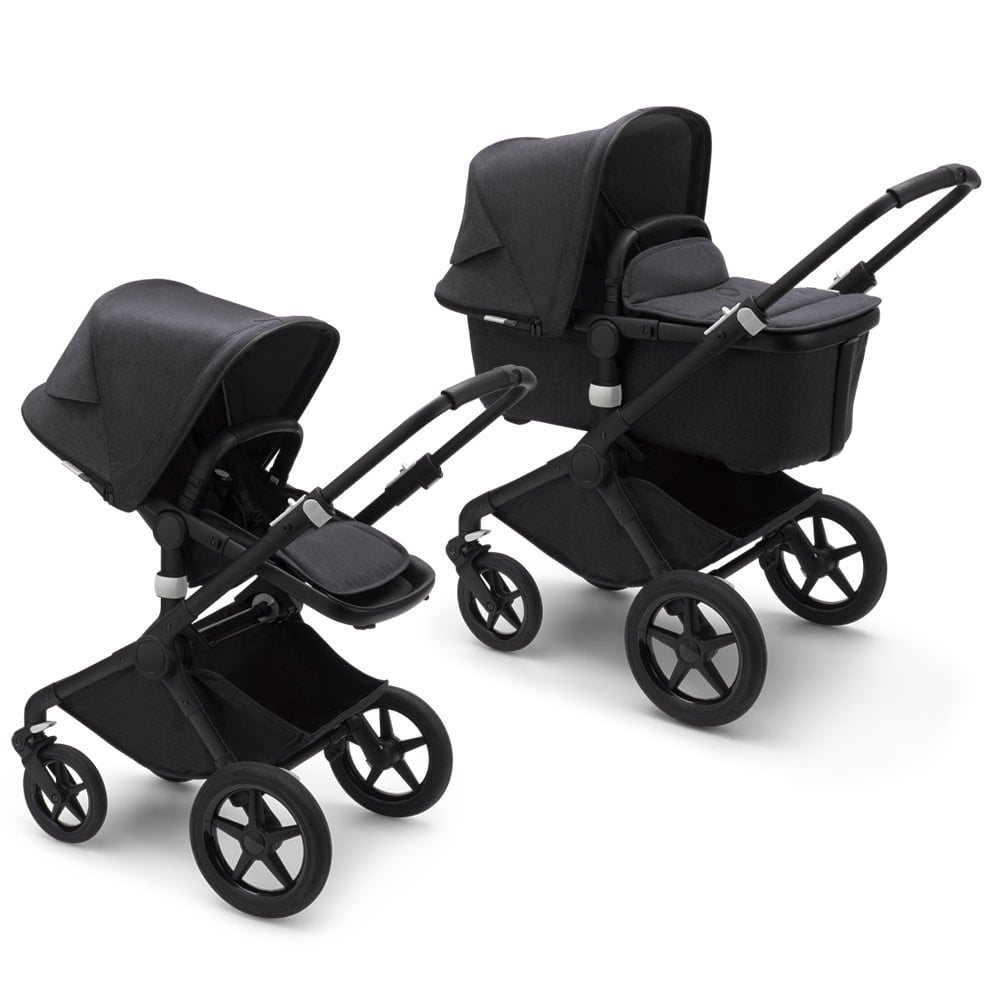 Carucior 2 in 1 Bugaboo Fox 2 Mineral black washed black - 3