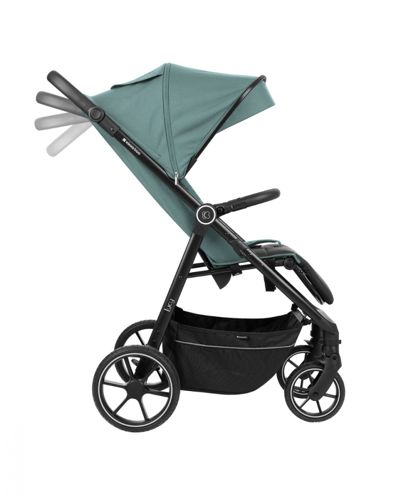 Carucior sport de la nastere pana la 22kg KikkaBoo Lucy Mint - 3