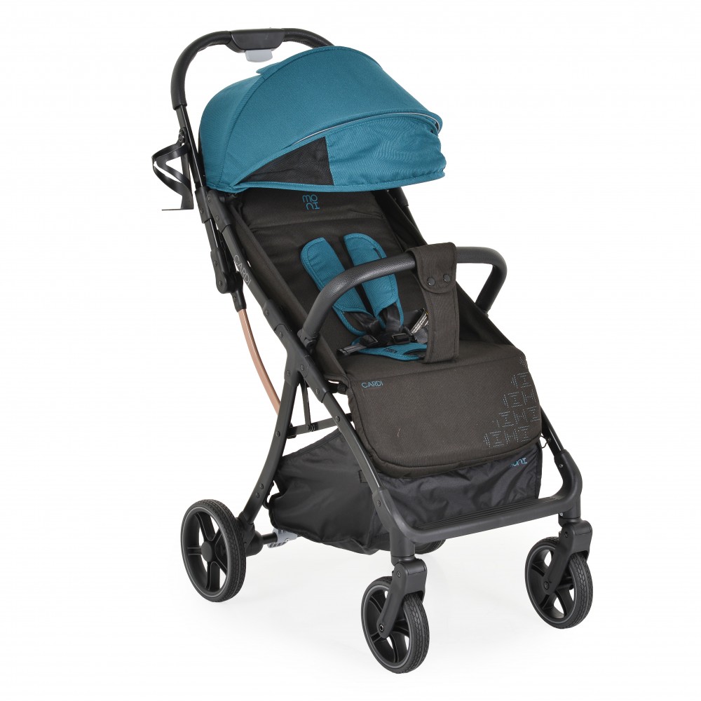 Carucior sport pentru copii de la nastere pana la 22kg Moni Cardi verde - 2