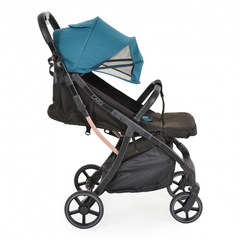 Carucior sport pentru copii de la nastere pana la 22kg Moni Cardi verde - 1