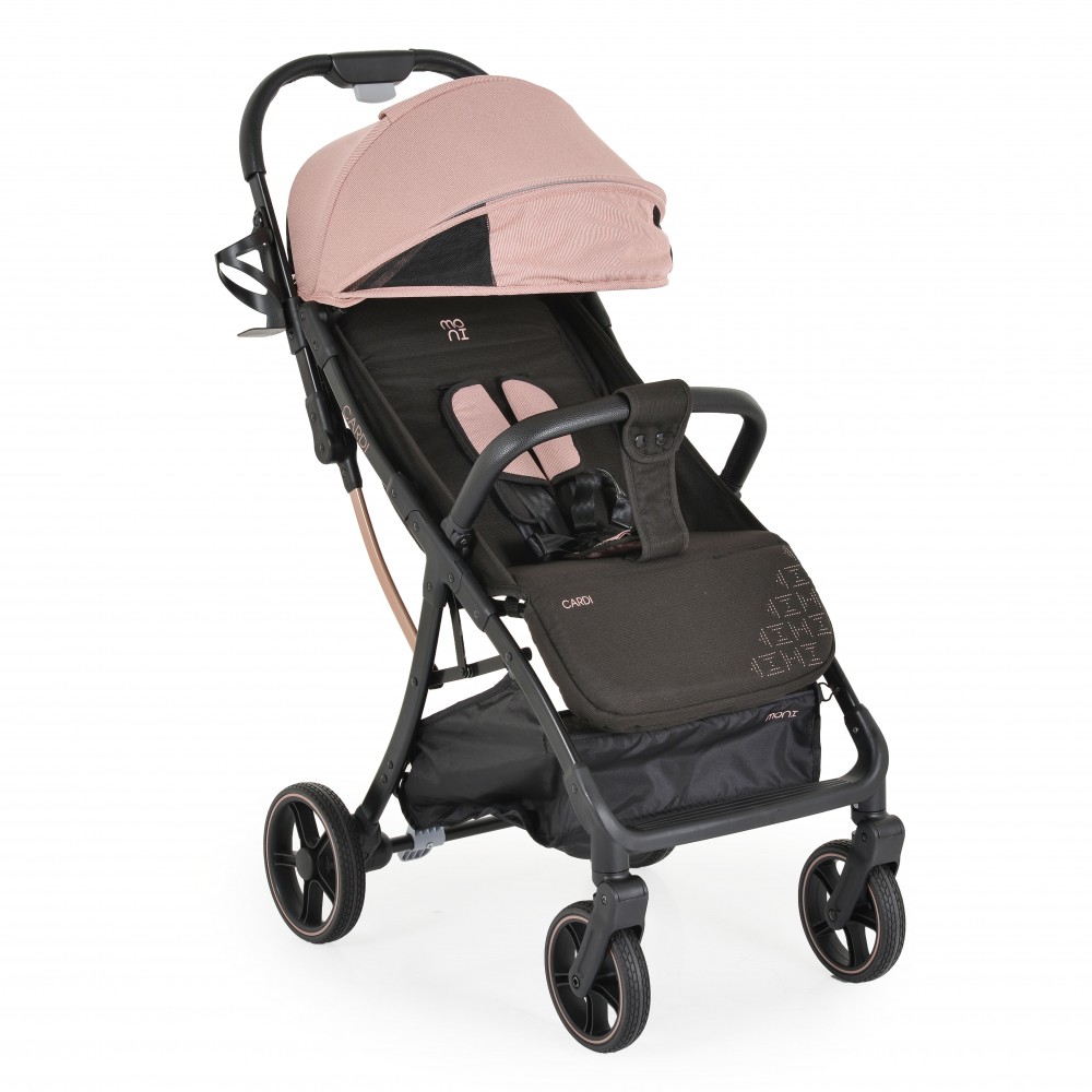 Carucior sport pentru copii de la nastere pana la 22kg Moni Cardi Roz - 2