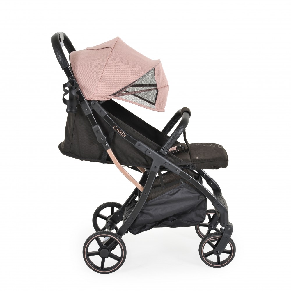 Carucior sport pentru copii de la nastere pana la 22kg Moni Cardi Roz - 1