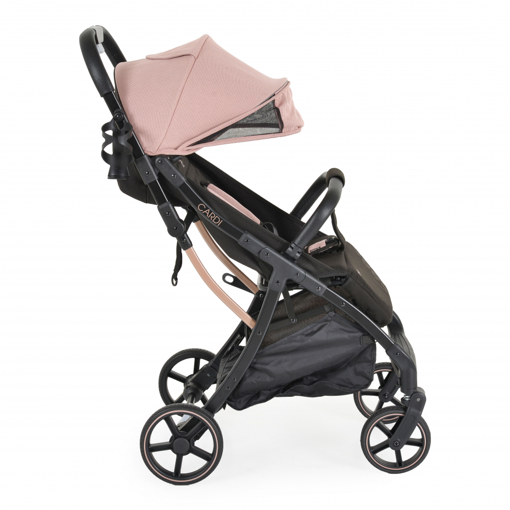 Carucior sport pentru copii de la nastere pana la 22kg Moni Cardi Roz - 4