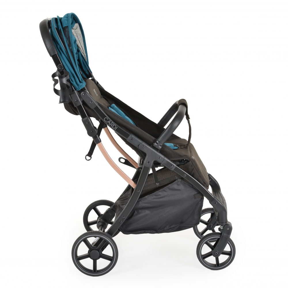 Carucior sport pentru copii de la nastere pana la 22kg Moni Cardi verde - 1 | YEO