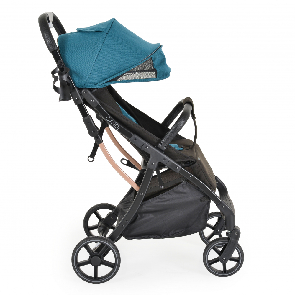 Carucior sport pentru copii de la nastere pana la 22kg Moni Cardi verde - 2 | YEO