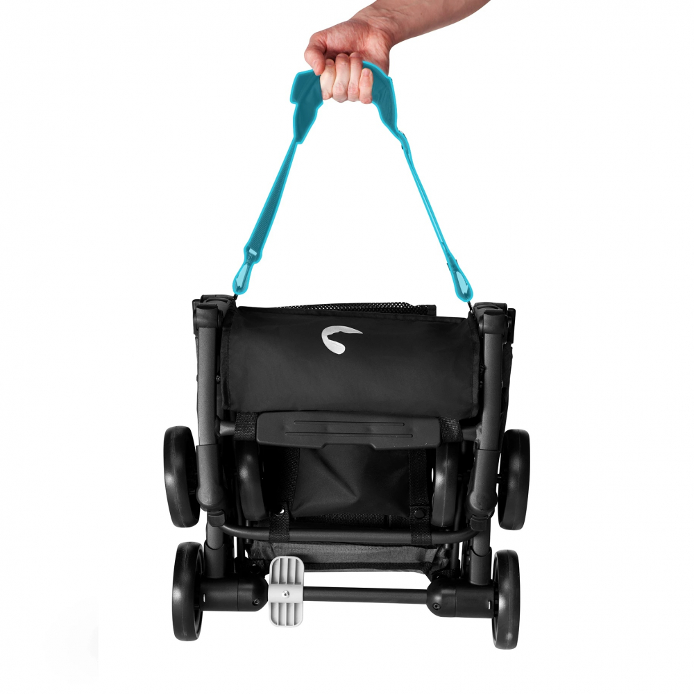 Carucior sport ultracompact pana la 22 kg cu accesorii incluse Kidnort Snopetrel Black - 1 | YEO