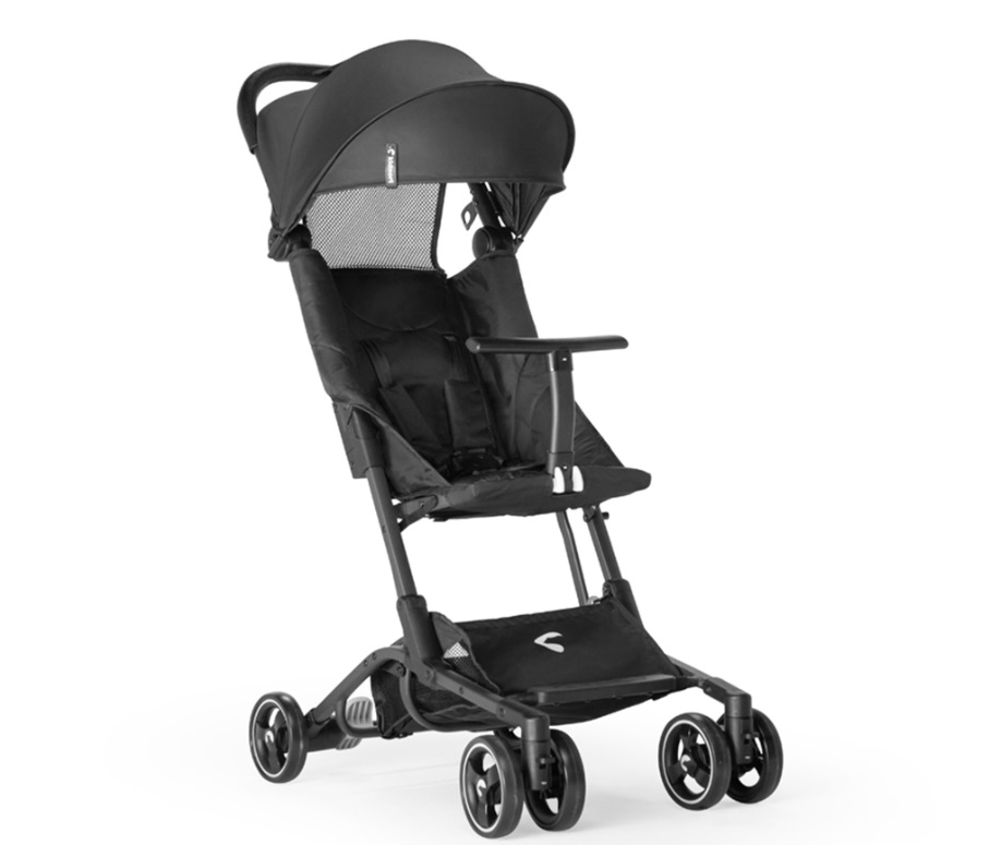 Carucior sport ultracompact pana la 22 kg cu accesorii incluse Kidnort Snopetrel Black - 10