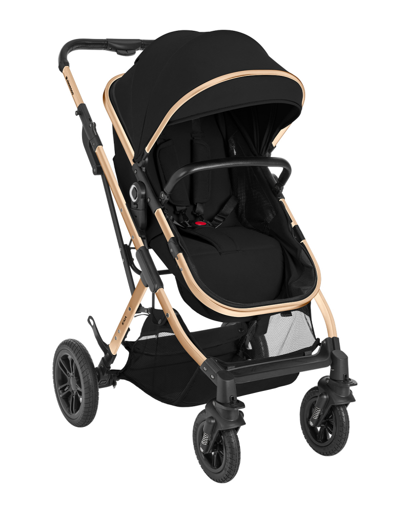 Carucior transformabil KikkaBoo 3 in 1 Kaia Black 2024 i-Size - 4