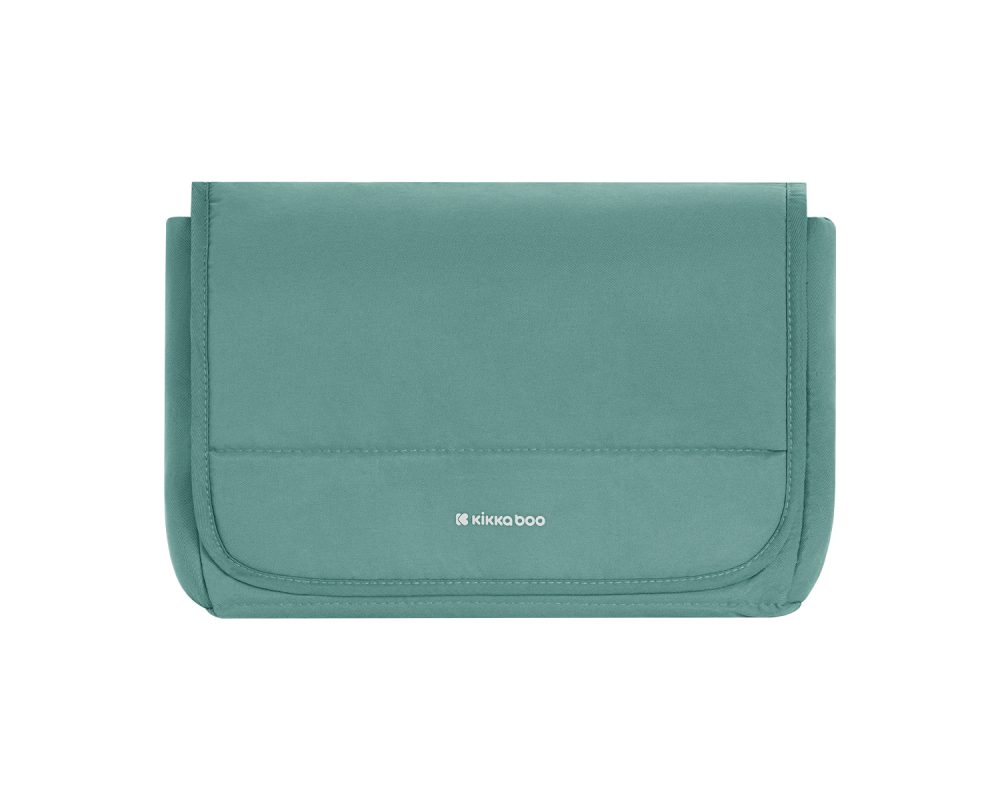 Carucior transformabil 3 in 1 KikkaBoo cu sezut reversibil,cadru din aluminiu,suspensii,copertina XXL,geanta mamici,suport pahar si husa pentru picioare incluse Kaia Mint 2024 scaun auto i-Size - 10