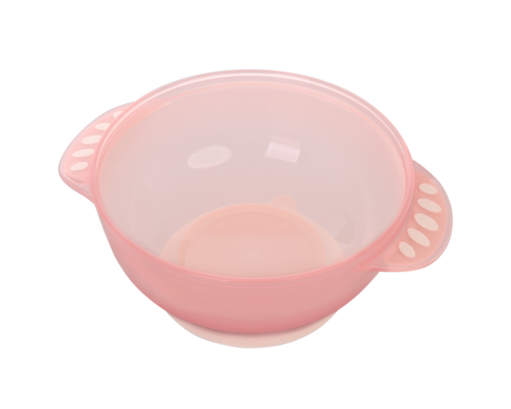 Castron multifunctional cu ventuza si tacamuri incluse 4in1 KikkaBoo Feed-me-up Pink - 1 | YEO