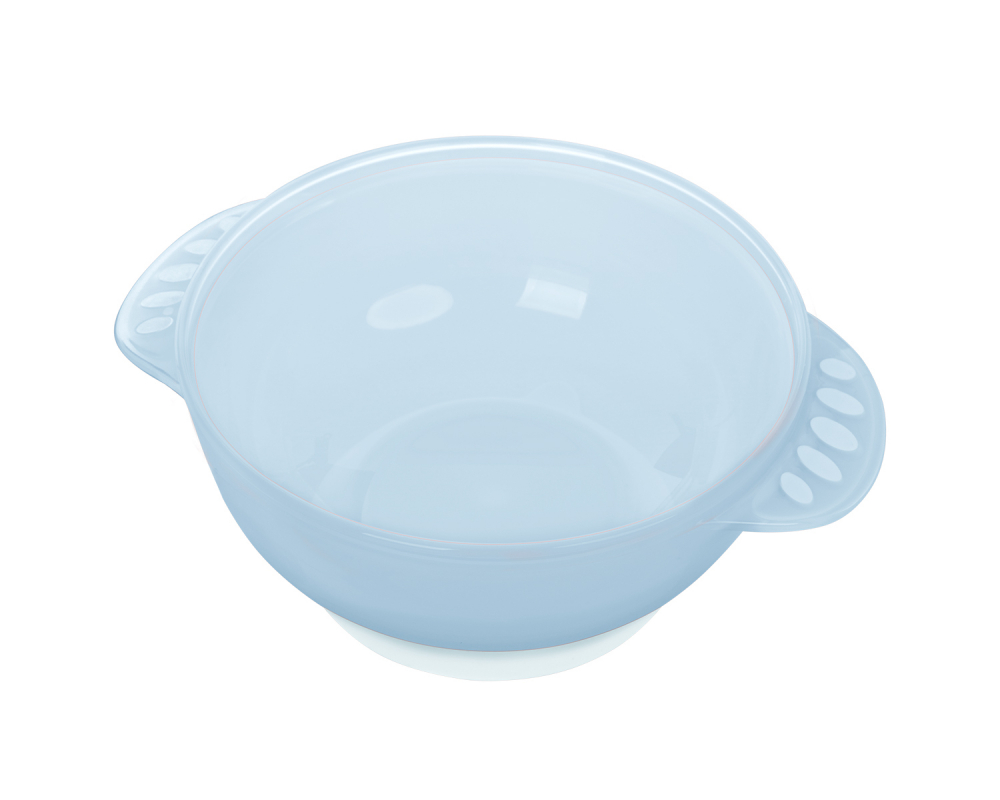 Castron multifunctional cu ventuza si tacamuri incluse 4in1 KikkaBoo Feed-me-up Blue - 1 | YEO