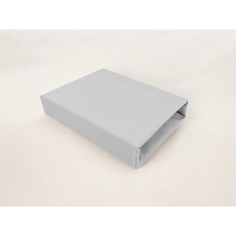 Cearceaf cu elastic Qmini pentru patut co-sleeper Aurora 76x43 cm gray